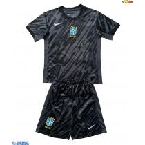 Brazil Goalkeeper Replica Away Minikit Copa America 2024 Short Sleeve (+ pants)